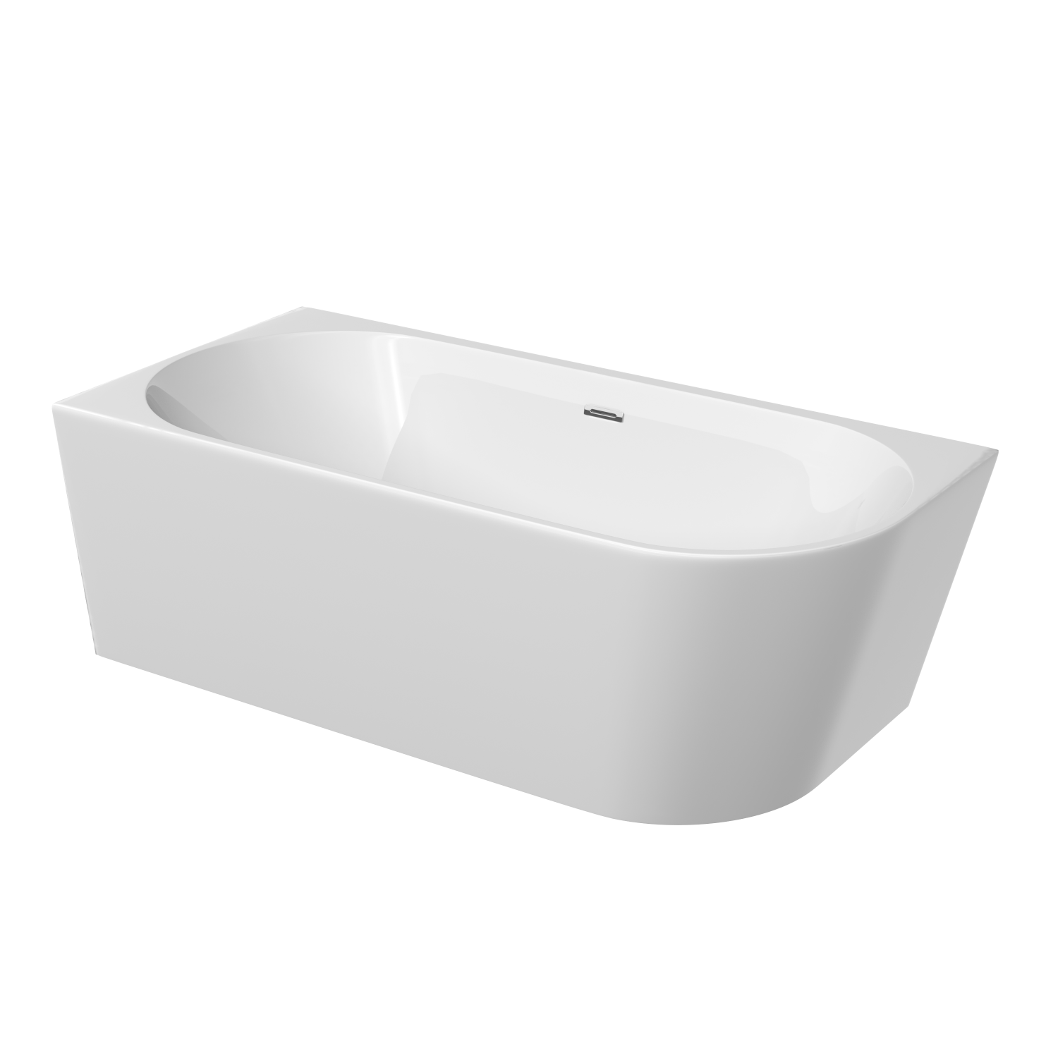 Sancos Veneto L Акриловая ванна угловая левая 170x80x60h см, цвет: белый FB11