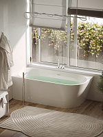 Sancos Veneto L Акриловая ванна угловая левая 170x80x60h см, цвет: белый FB11