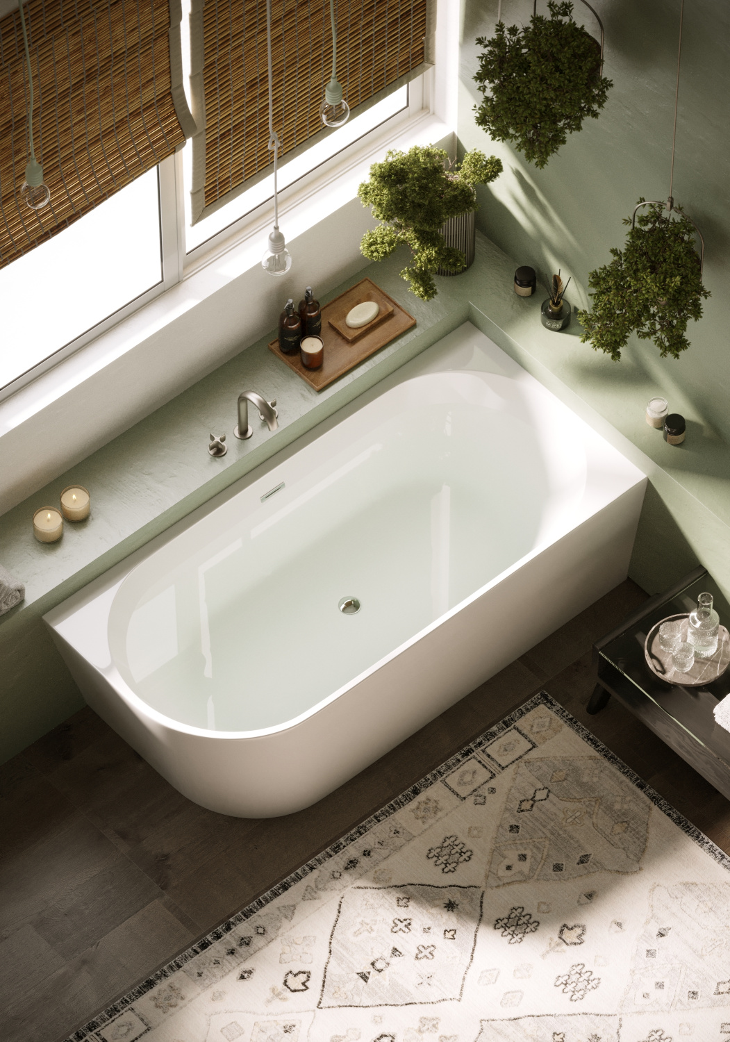 Sancos Veneto R Акриловая ванна угловая правая 170x80x60h см, цвет: белый FB12