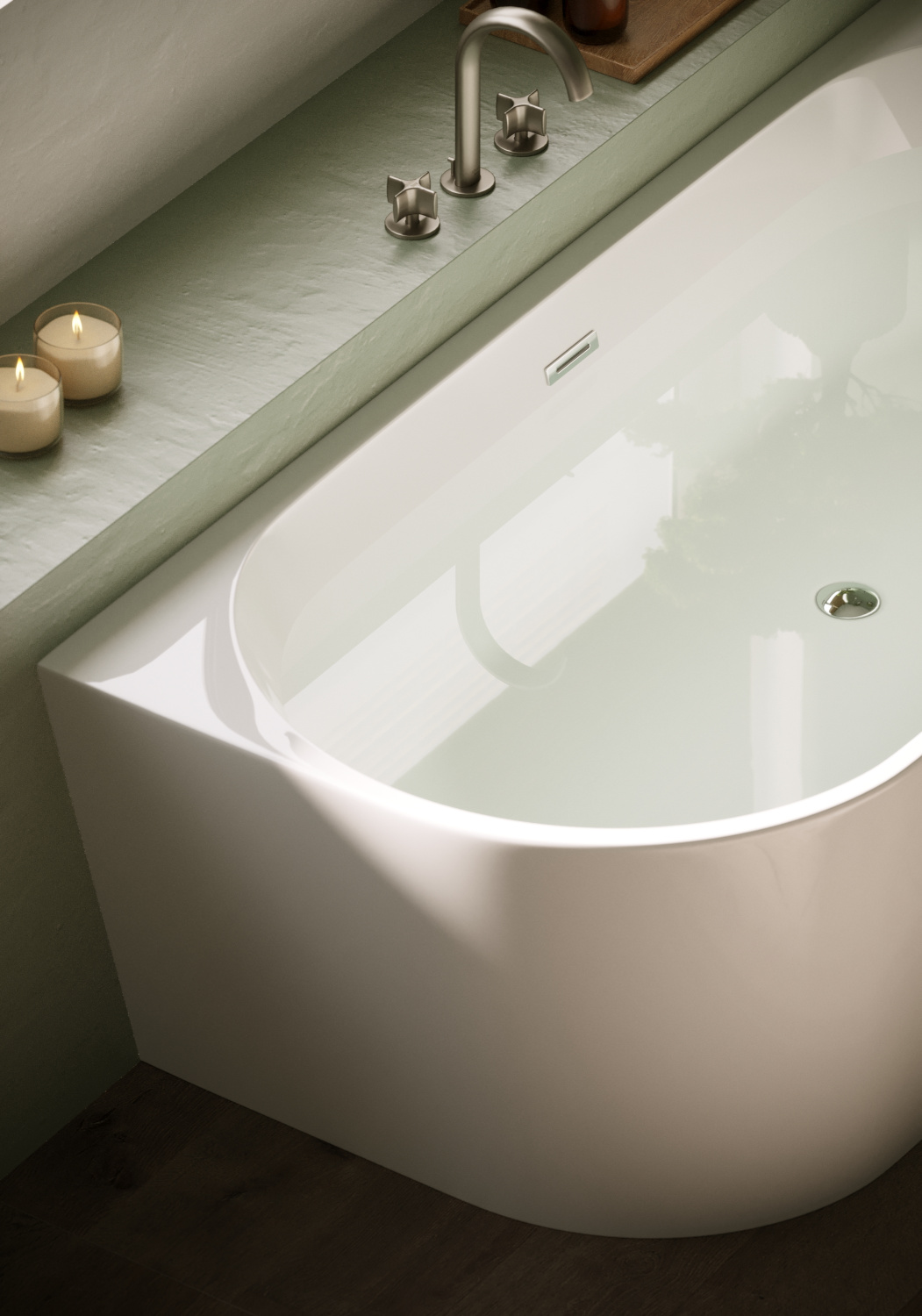 Sancos Veneto R Акриловая ванна угловая правая 170x80x60h см, цвет: белый FB12