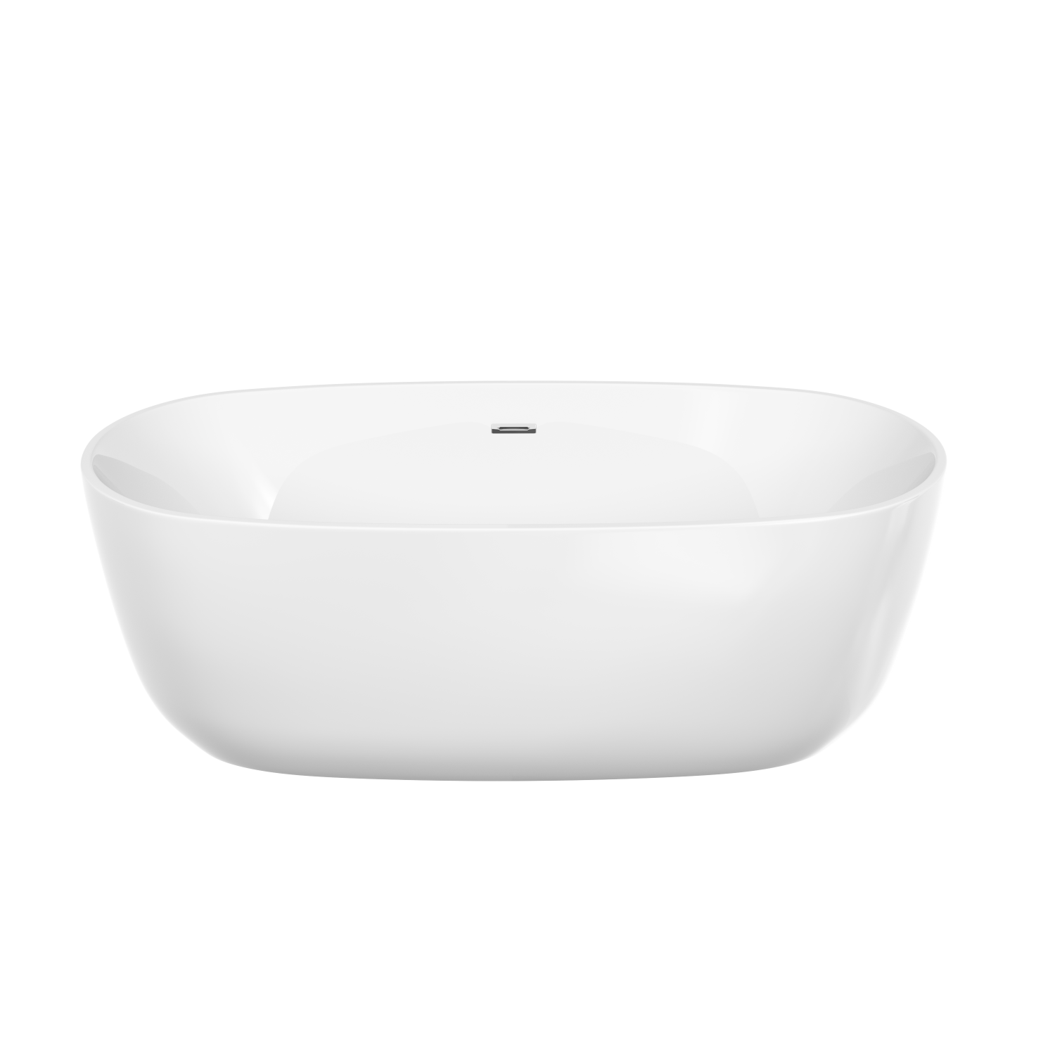 Sancos Space Акриловая ванна отдельностоящая 170x80x60h см, цвет: белый FB13