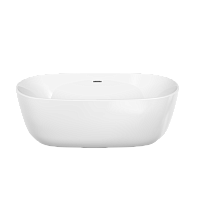 Sancos Space Акриловая ванна отдельностоящая 170x80x60h см, цвет: белый FB13