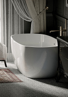 Sancos Space Акриловая ванна отдельностоящая 170x80x60h см, цвет: белый FB13