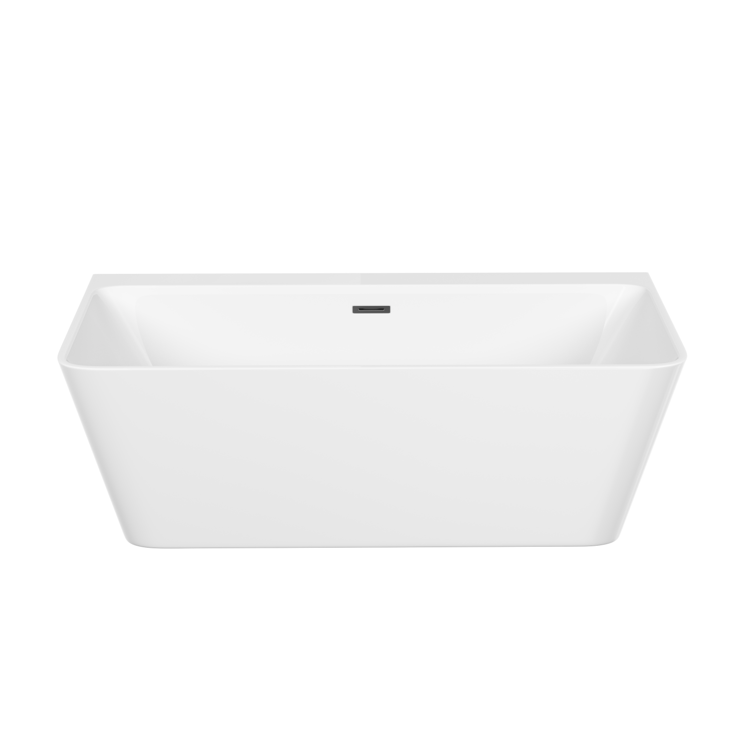 Sancos Square Акриловая ванна пристенная 170x75x58h см, цвет: белый FB14