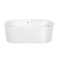 Sancos Omega Акриловая ванна отдельностоящая 170x80x58h см, цвет: белый FB16