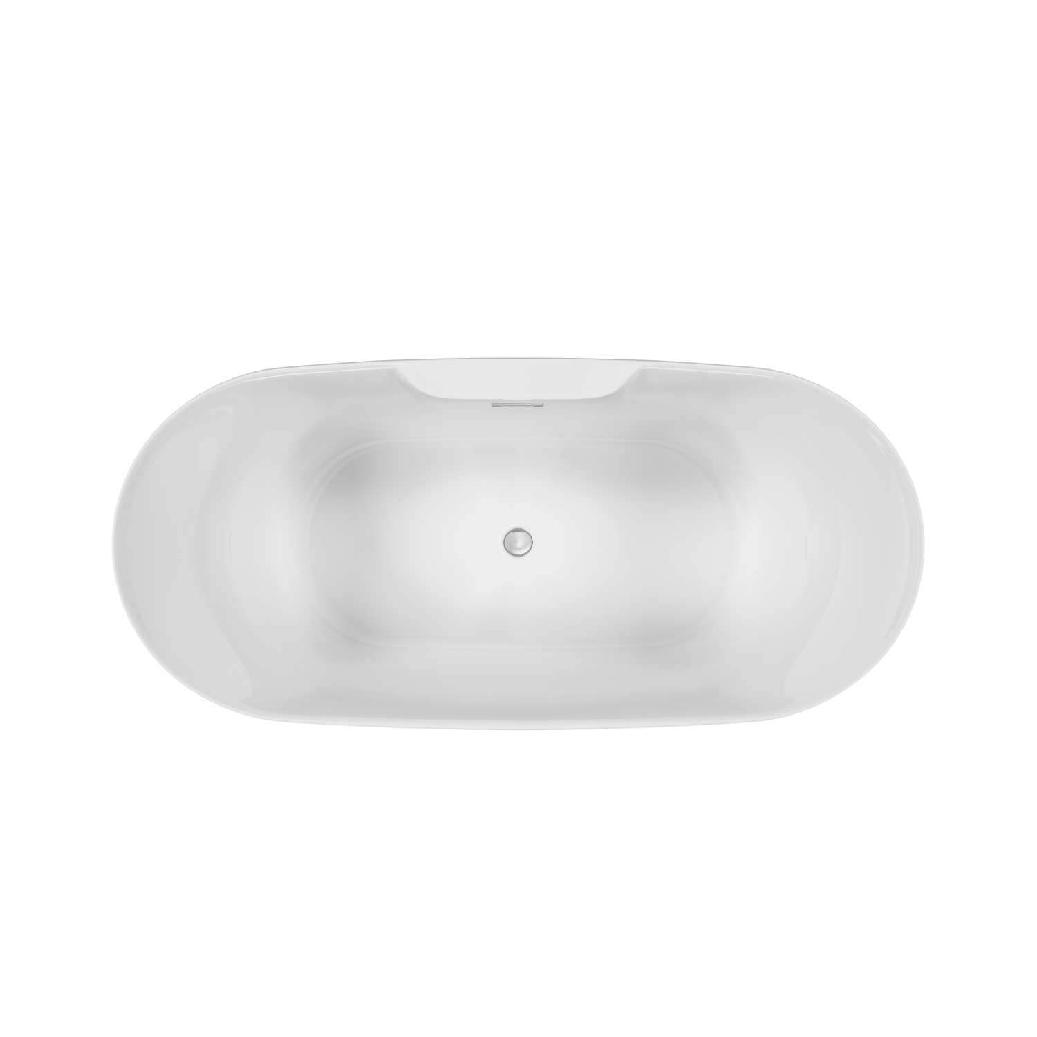 Sancos Jazz Акриловая ванна отдельностоящая 170x80x72h см, цвет: белый FB17