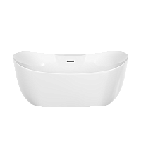 Sancos Jazz Акриловая ванна отдельностоящая 170x80x72h см, цвет: белый FB17