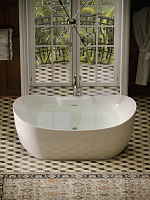 Sancos Jazz Акриловая ванна отдельностоящая 170x80x72h см, цвет: белый FB17