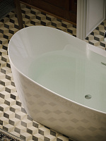 Sancos Jazz Акриловая ванна отдельностоящая 170x80x72h см, цвет: белый FB17