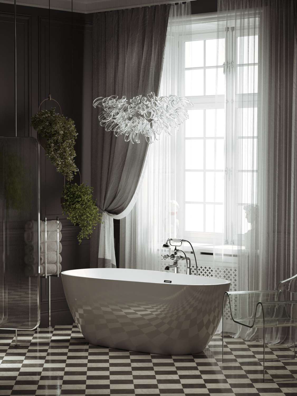 Sancos Avocado Акриловая ванна отдельностоящая 170x80x60h см, цвет: белый FB18