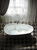 Sancos Avocado Акриловая ванна отдельностоящая 170x80x60h см, цвет: белый FB18