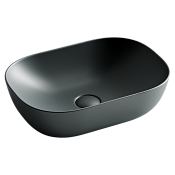 Ceramicanova Element Раковина чаша 45,5х32,5 см, без перелива, цвет: темный антрацит матовый CN6009MDH