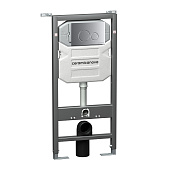 Ceramicanova Envision Инсталляция для унитаза 50х16х114h см, 2 кнопки смыва, цвет: хром матовый CN1001M