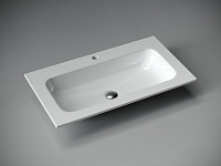 Ceramicanova Element Раковина накладная 81х45,7 см, без перелива, цвет: белый глянцевый CN7012