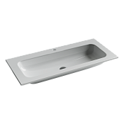 Ceramicanova Element Раковина накладная 101х45,7 см, без перелива, цвет: белый глянцевый CN7013