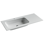 Ceramicanova Element Раковина накладная пра. крыло 101х45,7 см, без перелива, цвет: белый глянцевый CN7014