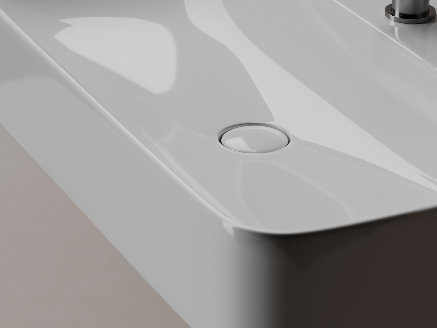 Ceramicanova Aura Раковина подвесная 80х47 см, без перелива, цвет: белый глянцевый CN2006