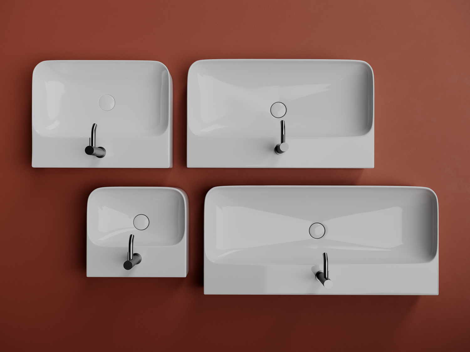 Ceramicanova Aura Раковина подвесная 80х47 см, без перелива, цвет: белый глянцевый CN2006