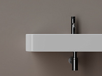 Ceramicanova Aura Раковина подвесная 80х47 см, без перелива, цвет: белый глянцевый CN2006