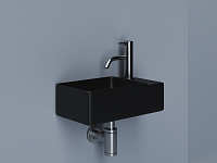 Ceramicanova Element Раковина подвесная 39,5х22 см, без перелива, смес. справа, цвет: черный матов. CN5045MB