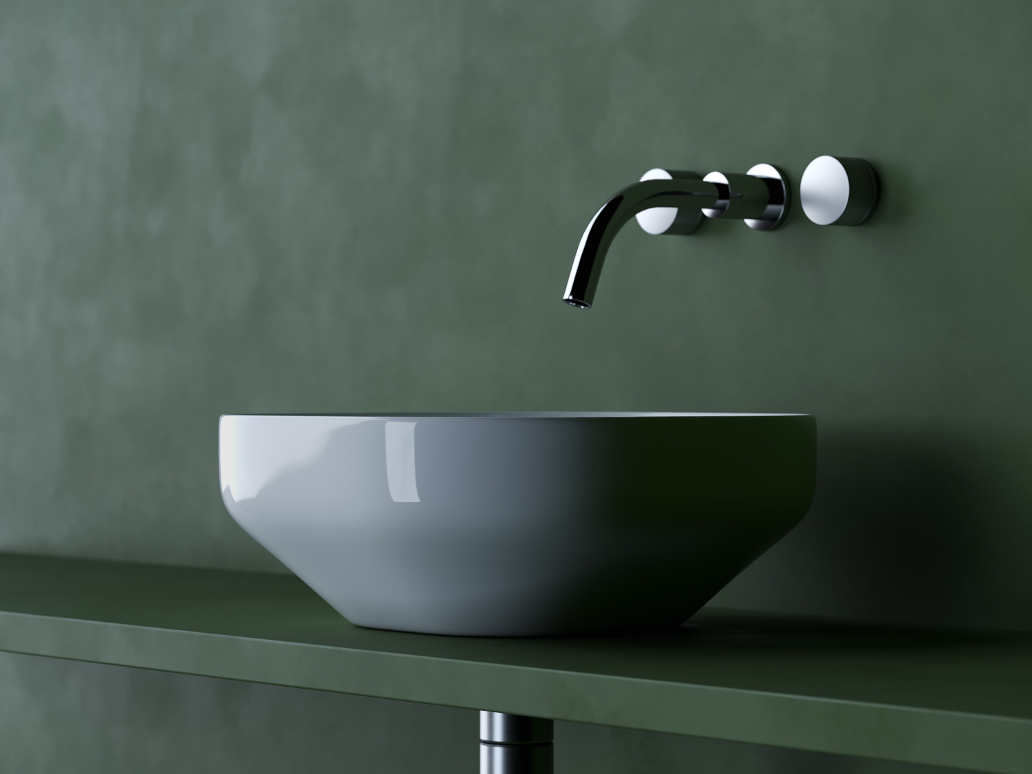 Ceramicanova Element Раковина чаша 38х38 см, без перелива, цвет: белый глянцевый CN5032