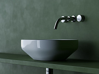 Ceramicanova Element Раковина чаша 38х38 см, без перелива, цвет: белый глянцевый CN5032