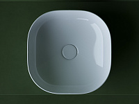Ceramicanova Element Раковина чаша 38х38 см, без перелива, цвет: белый глянцевый CN5032
