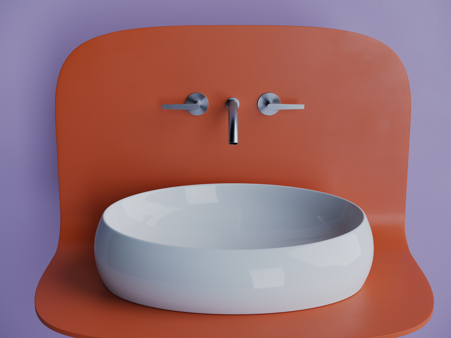 Ceramicanova Element Раковина чаша 56х39 см, без перелива, цвет: белый глянцевый CN5033