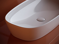 Ceramicanova Element Раковина чаша 70х37,5 см, без перелива, цвет: белый глянцевый CN5040