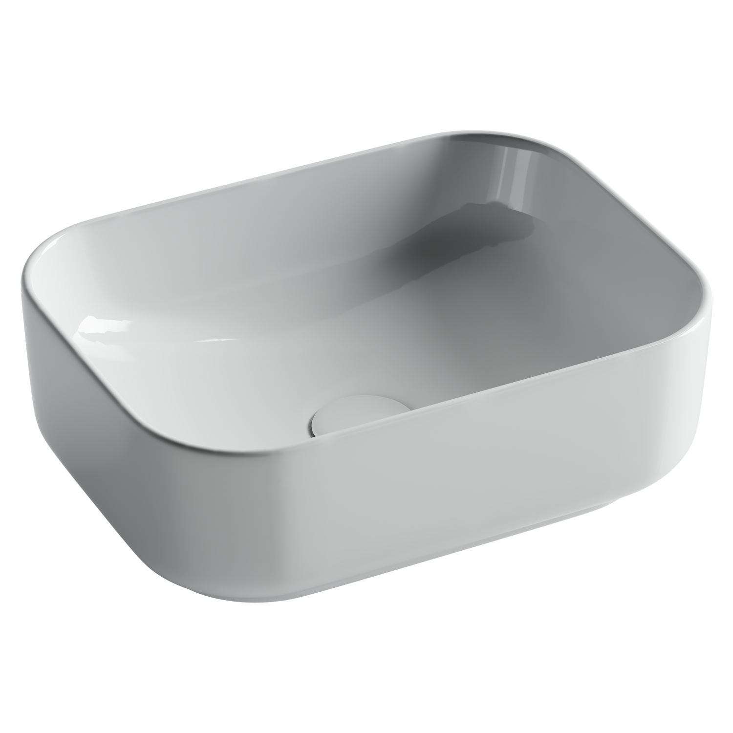 Ceramicanova Element Раковина чаша 40х30,5 см, без перелива, цвет: белый глянцевый CN5042