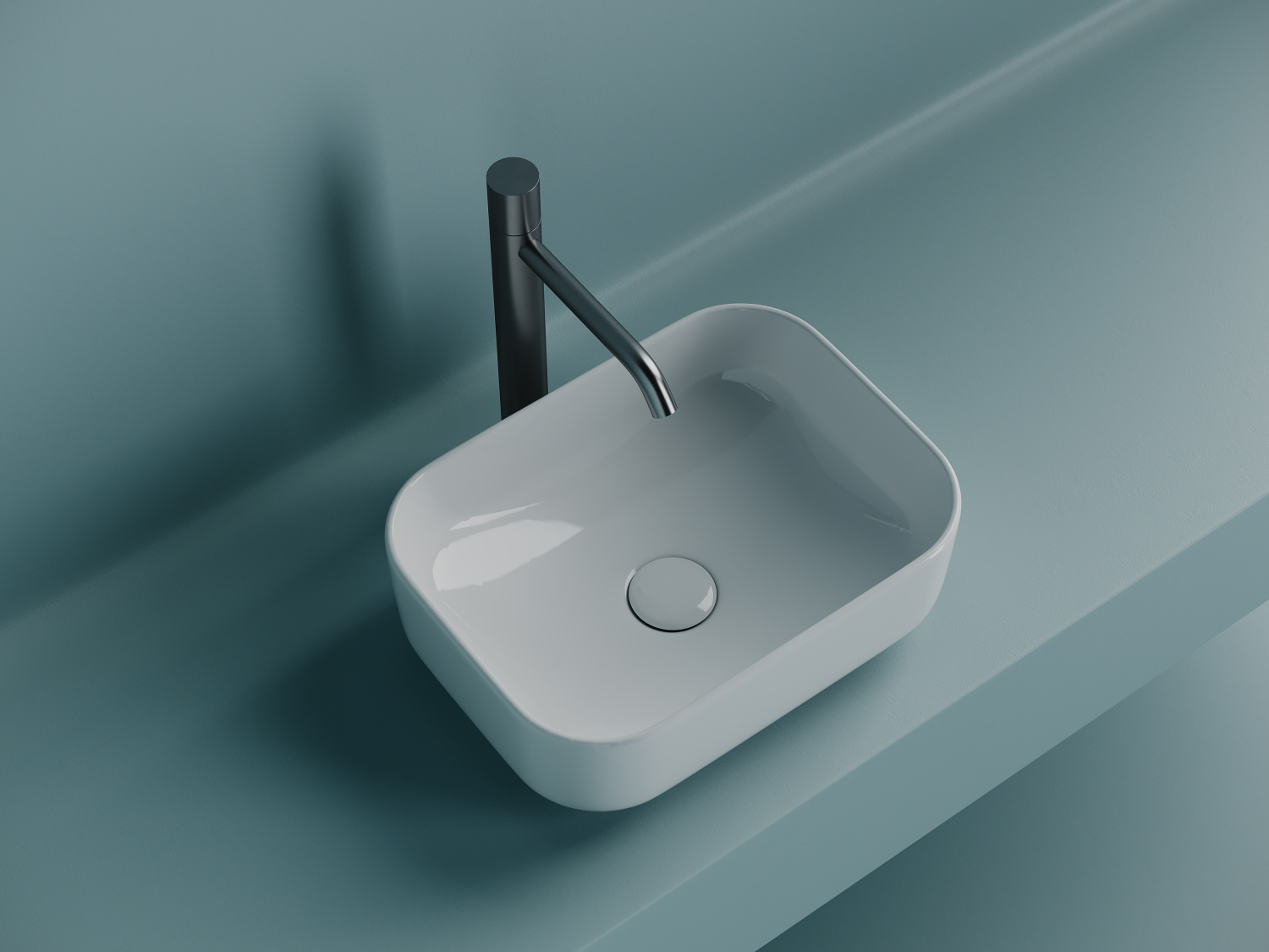 Ceramicanova Element Раковина чаша 40х30,5 см, без перелива, цвет: белый глянцевый CN5042