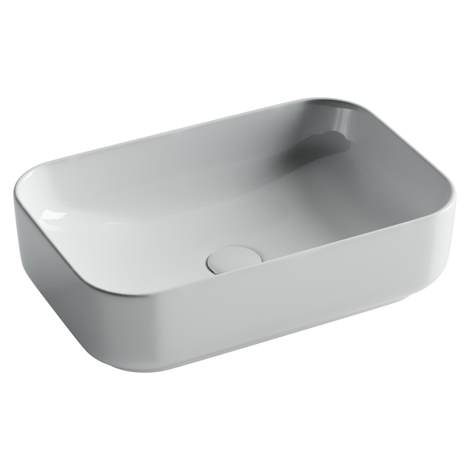 Ceramicanova Element Раковина чаша 51х34 см, без перелива, цвет: белый глянцевый CN5043