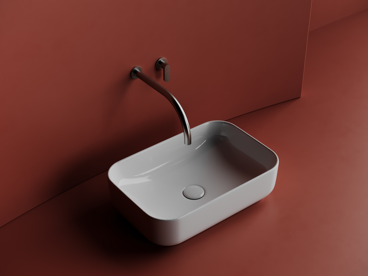 Ceramicanova Element Раковина чаша 51х34 см, без перелива, цвет: белый глянцевый CN5043