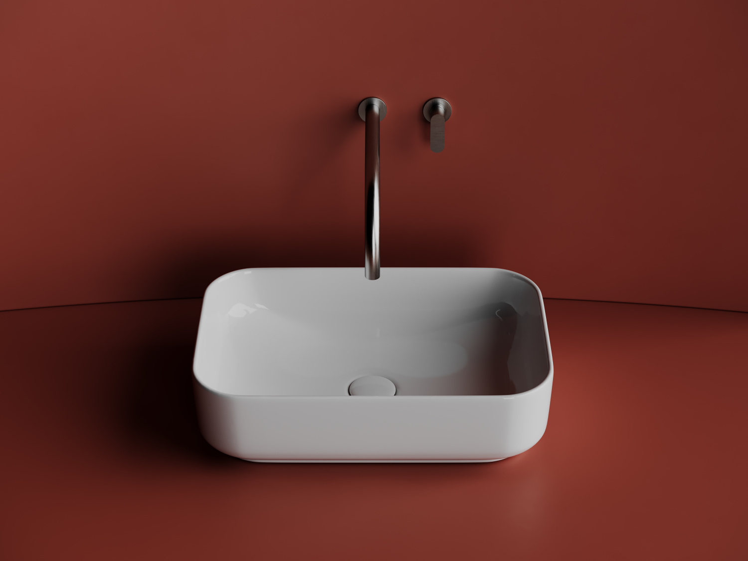 Ceramicanova Element Раковина чаша 51х34 см, без перелива, цвет: белый глянцевый CN5043