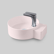 ArtCeram Cartesio Раковина чаша 44x36x12,5h см, 1 отверстие, без перелива, цвет: pink acquarello CAL004 33 99