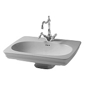 ArtCeram Civitas Раковина подвесная 68x50x22h см, 1 отверстие, с переливом, цвет: grigio acquarello CIL001 34 00