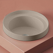 ArtCeram Fuori Scala Раковина встраиваемая сверху d40x17h см, без перелива, цвет: brown matera TFL032 41 00