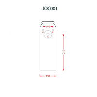 ArtCeram Jolie Пьедестал для раковины напольный, цвет: light terrazzo JOC001 89 00