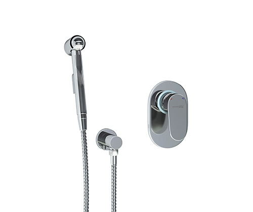 Wasserkraft Гигиенический душ со смесителем и шлангом 120 см, цвет: хром A15357