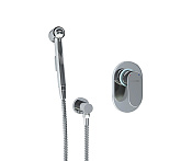 Wasserkraft Гигиенический душ со смесителем и шлангом 120 см, цвет: хром A15357