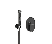 Wasserkraft Гигиенический душ со смесителем и шлангом 150 см, цвет: черный A117451