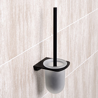 Wasserkraft Elbe Ершик для унитаза подвесной, цвет: черный K-7227