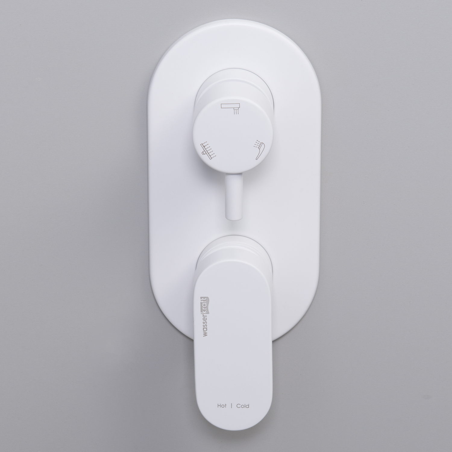 Wasserkraft Mindel Смеситель для душа с переключателем потоков, цвет: белый 8571