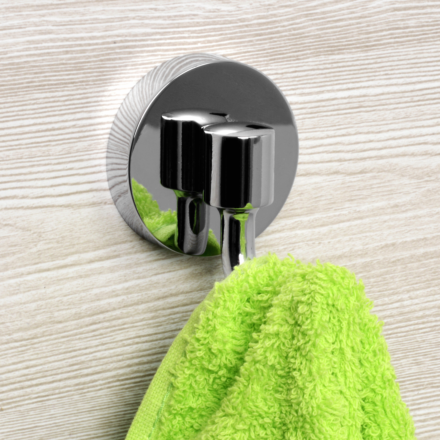 Wasserkraft Rhein Крючок одинарный подвесной, цвет: хром K-6223