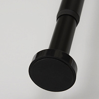 Wasserkraft Elbe Карниз для ванной, 110 - 200 см, телескопический, цвет: черный SC-721121