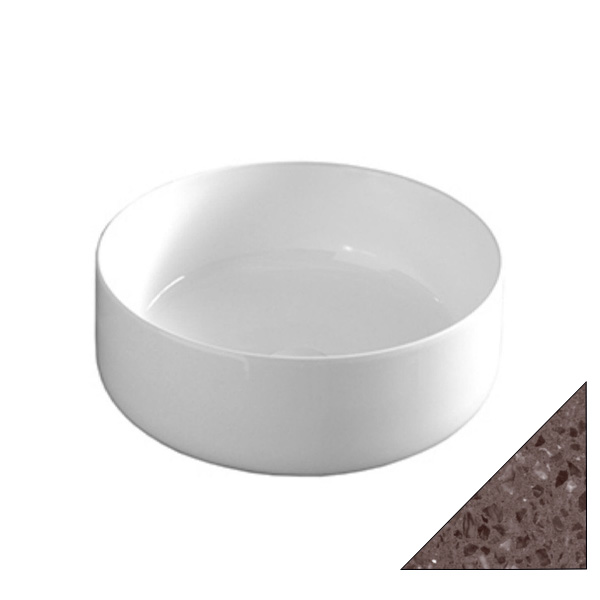 ArtCeram Cognac Раковина чаша d42x16h см, без перелива, покрытие Saniglaze, цвет: fard COL001 97 00