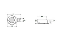 Globo Docciapietra Сифон для поддона, цвет: серый DP008