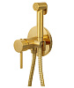 Remer X Style Гигиенический душ со смесителем, шланг, с встраиваемой частью, цвет: oro spazzolato X65WBG