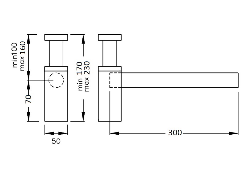 Remer Сифон для раковины, цвет: cromo 958L
