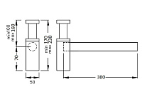 Remer Сифон для раковины, цвет: cromo 958L